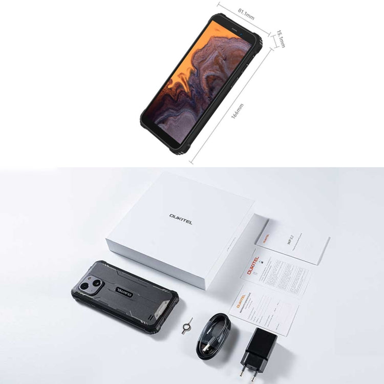 Oukitel WP32, IP68/IP69K, 5.93 inch Android 13 Unisoc Tiger T606 Octa-core, NFC, OTG, Network: 4G, 4GB+128GB Oukitel WP32, IP68/IP69K, 5.93 inch Android 13 Unisoc Tiger T606 Octa-core, NFC, OTG, Network: 4G, 4GB+128GB